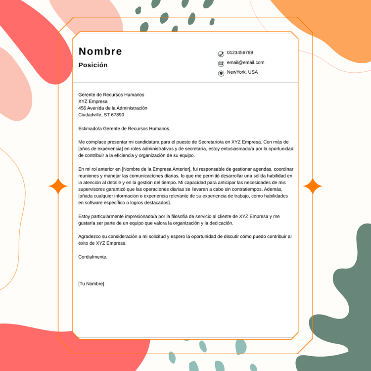 Secretario/a (Secretary) - Experiencia